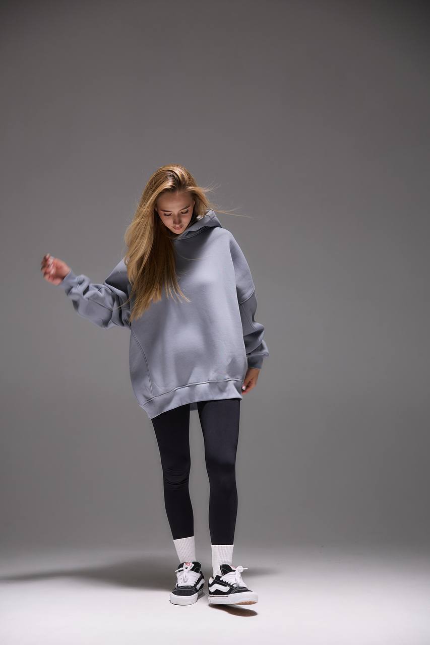Sudadera con capucha OVERSIZED con bordado 3D "MOON"
