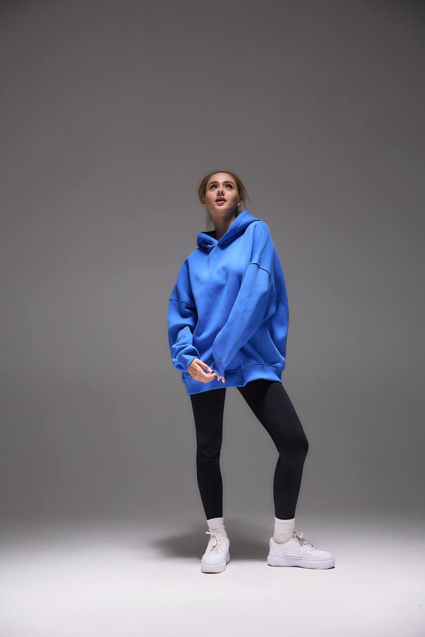 Sudadera con capucha OVERSIZED con bordado 3D "FREEDOM"