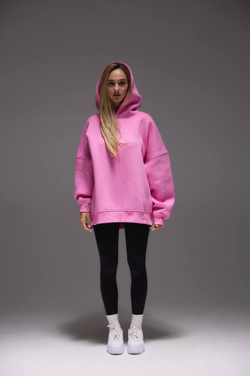 Sudadera con capucha OVERSIZED con bordado 3D "FREEDOM"